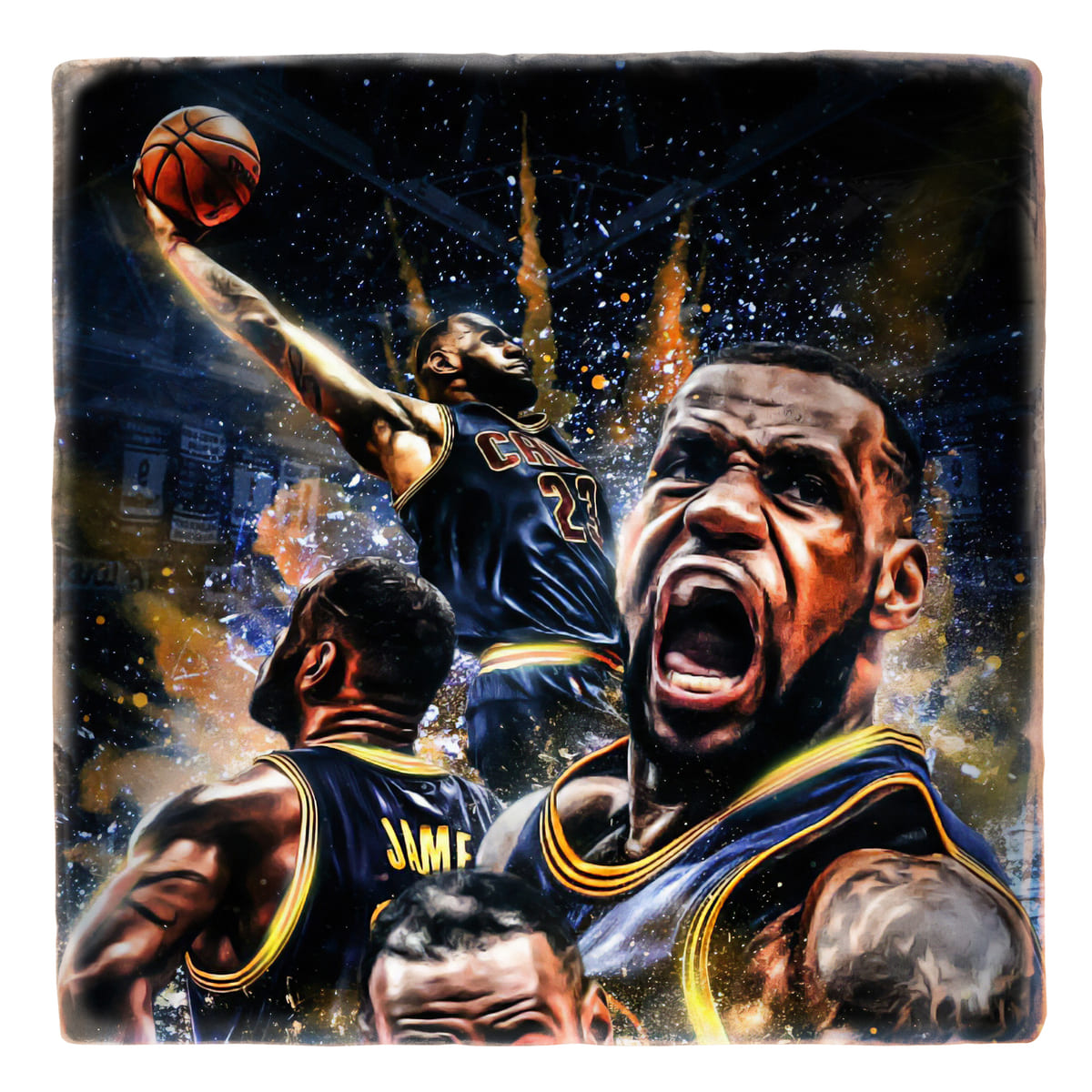 LeBron James Tile