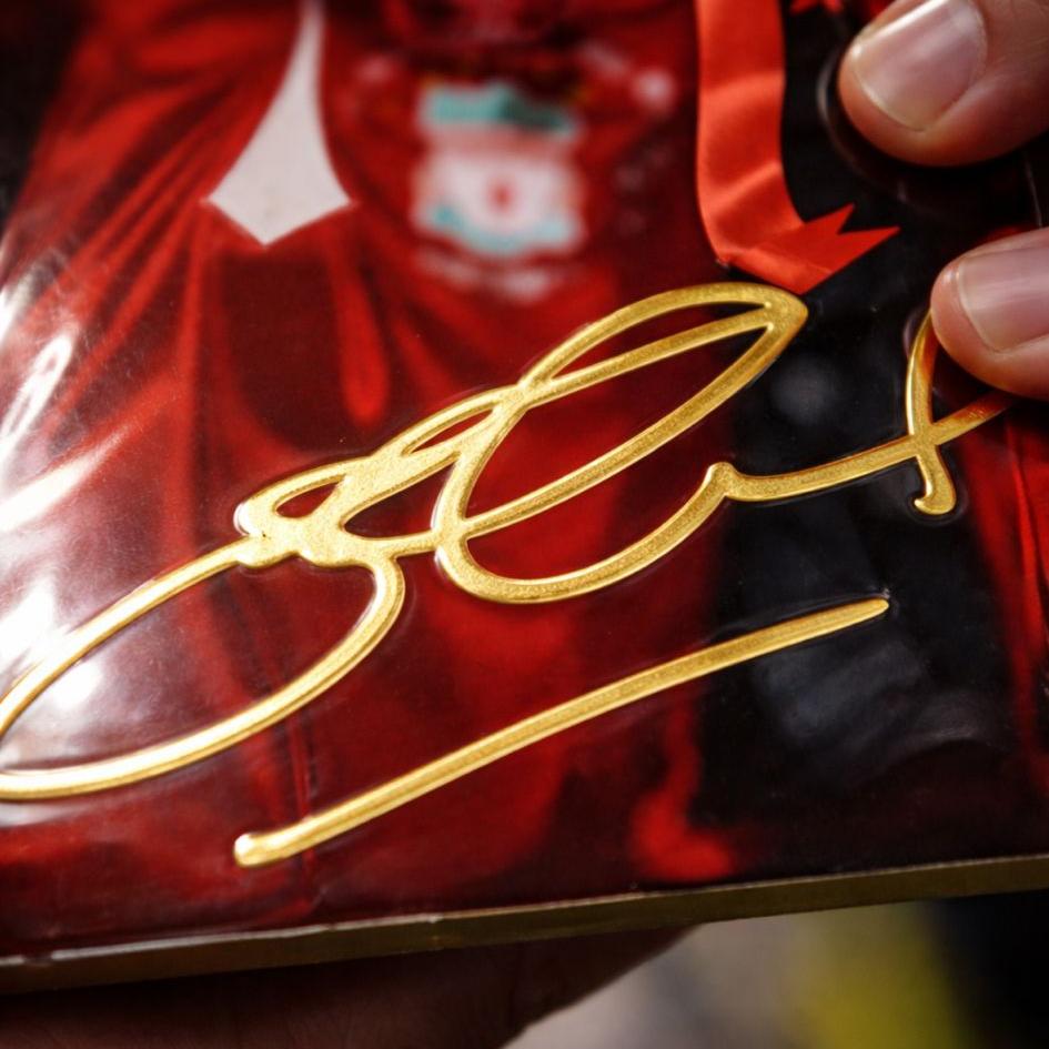 24k Gold Leaf signature